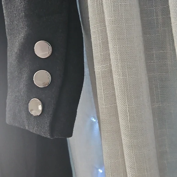 NEW GUESS WOOL PEACOAT DRESS COAT - Picture 4 of 16